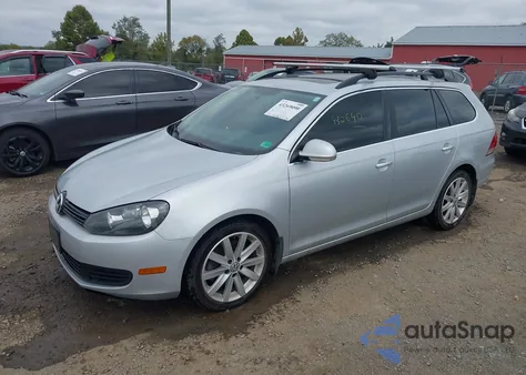 2013 Volkswagen Jetta Sportwagen 2.0L Tdi z USA, uszkodzony, nr VIN 3VWPL7AJ5DM672867